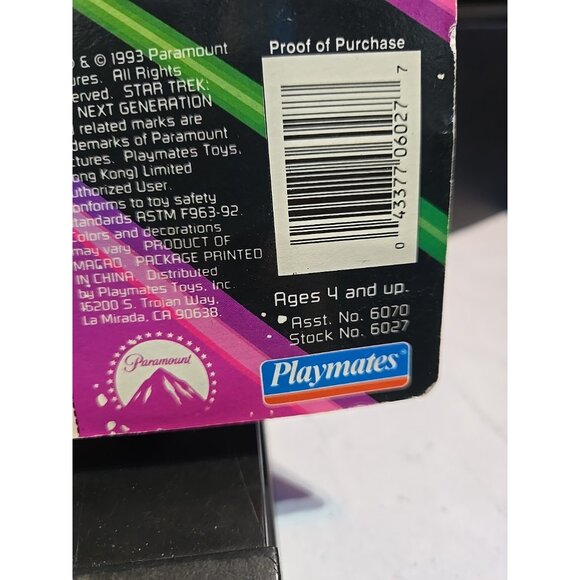 Star Trek The Next Generation Ambassador Spock Action Figure Playmates 1993 - Picture 6 of 6